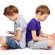 Niños jugando con tablet